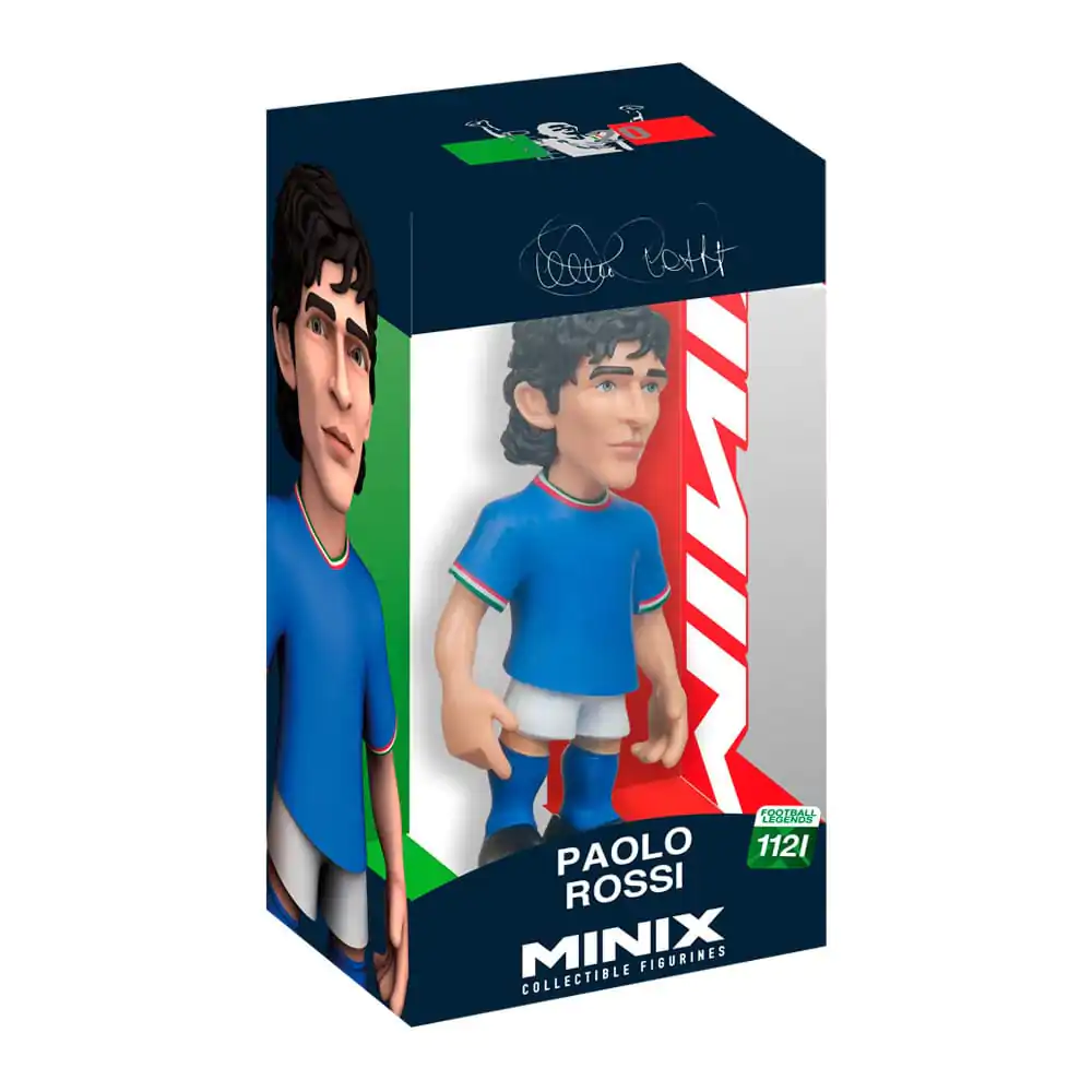 Italian Football Legend Minix Figure Paolo Rossi 12 cm Figurka fotografii produktu
