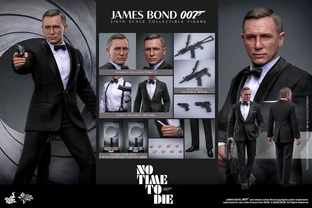 No Time to Die Movie Masterpiece akční figurka 1/6 James Bond 30 cm fotografii produktu