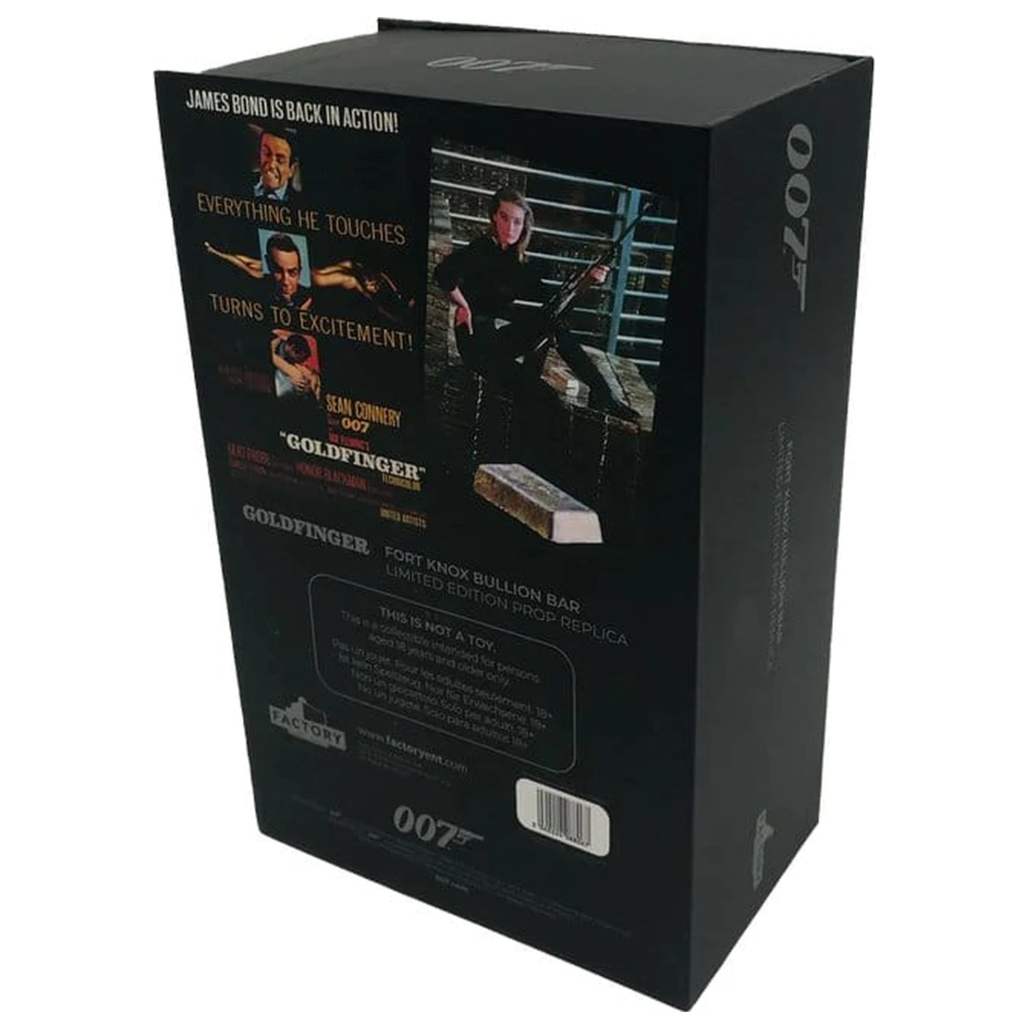 James Bond Prop Replika 1/1 Goldfinger Fort Knox cihla zlata 25 cm limitovaná edice fotografii produktu