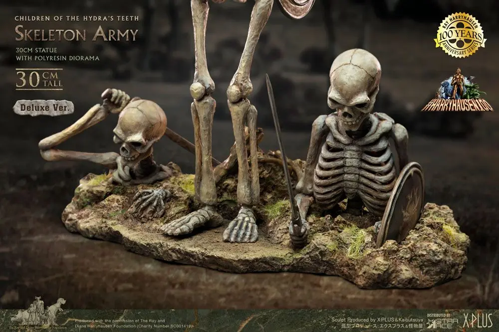 Jason and the Argonauts Gigantická socha z měkkého vinylu Ray Harryhausens Skeleton Army (Children of the Hydra's Teeth) Deluxe Ver. 32 cm fotografii produktu
