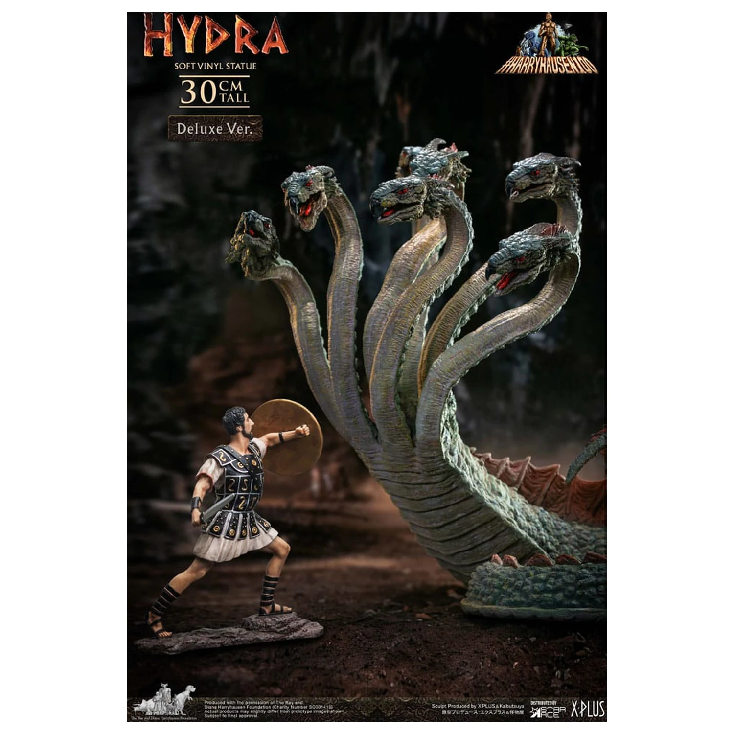 Jason and the Argonauts Měkká vinylová socha Hydra Deluxe Version 30 cm fotografii produktu