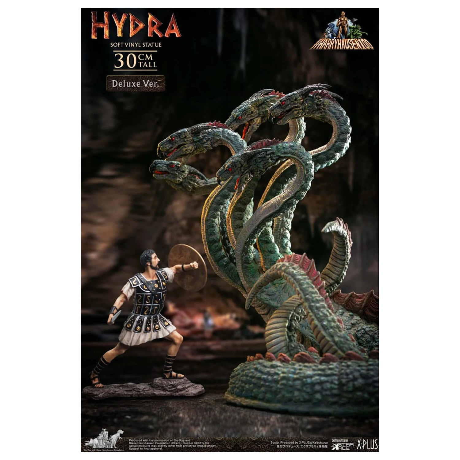 Jason and the Argonauts Měkká vinylová socha Hydra Deluxe Version 30 cm fotografii produktu