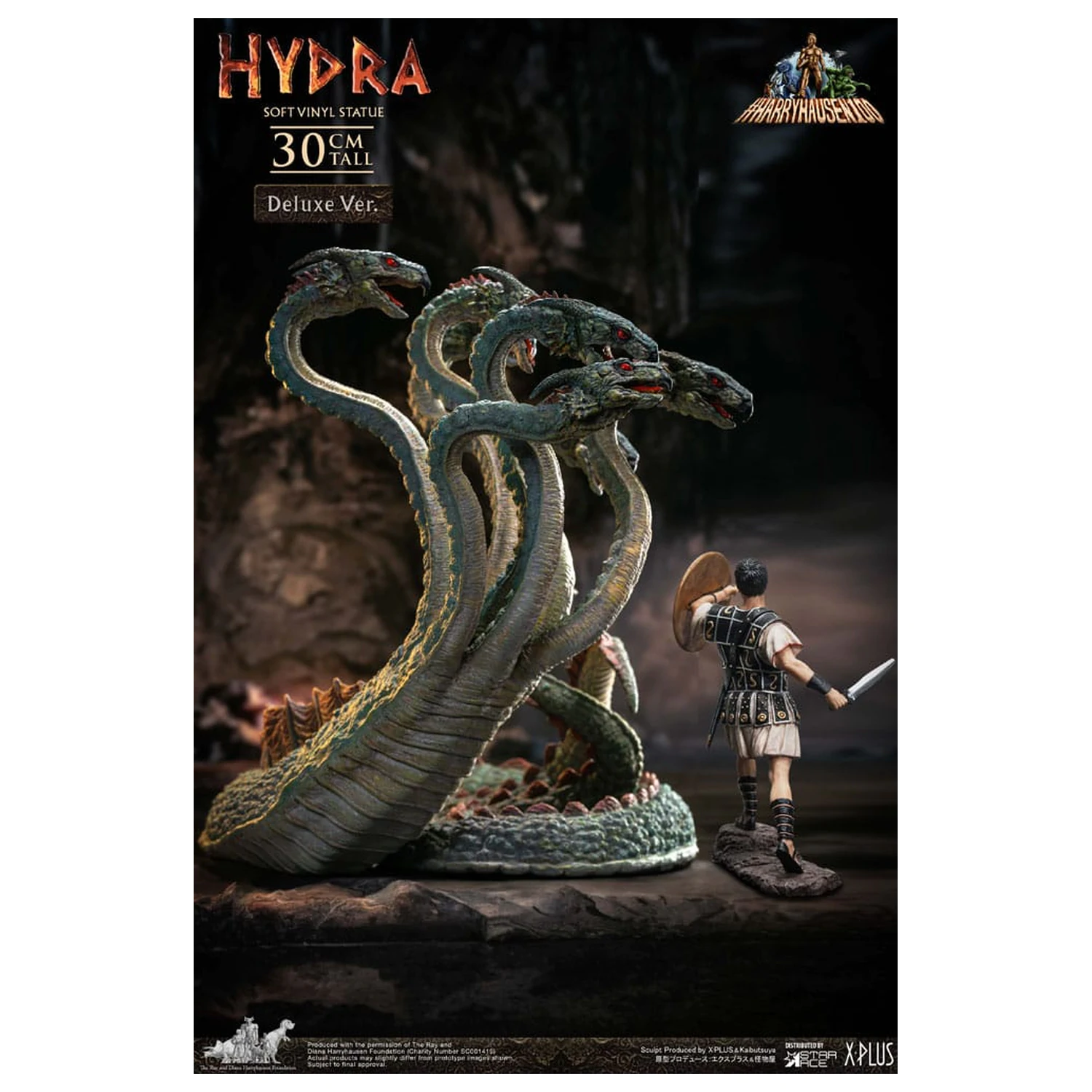 Jason and the Argonauts Měkká vinylová socha Hydra Deluxe Version 30 cm fotografii produktu