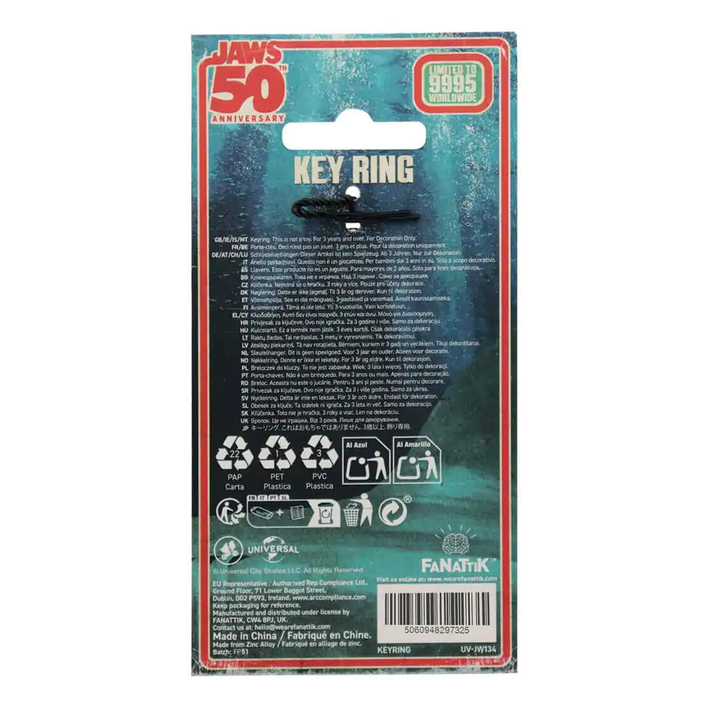 Jaws Keychain 50th Anniversary Regatta Boat Tour Limited Edition Klíčenka fotografii produktu