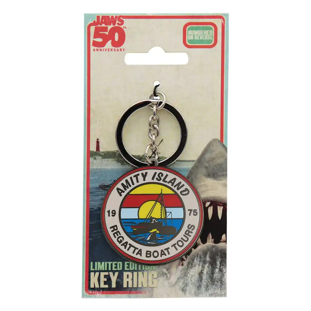 Jaws Keychain 50th Anniversary Regatta Boat Tour Limited Edition Klíčenka fotografii produktu
