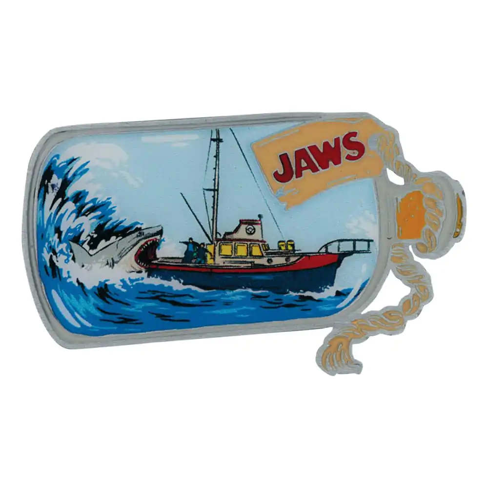 Jaws Pin Badge 50th Anniversary Loď v láhvi fotografii produktu