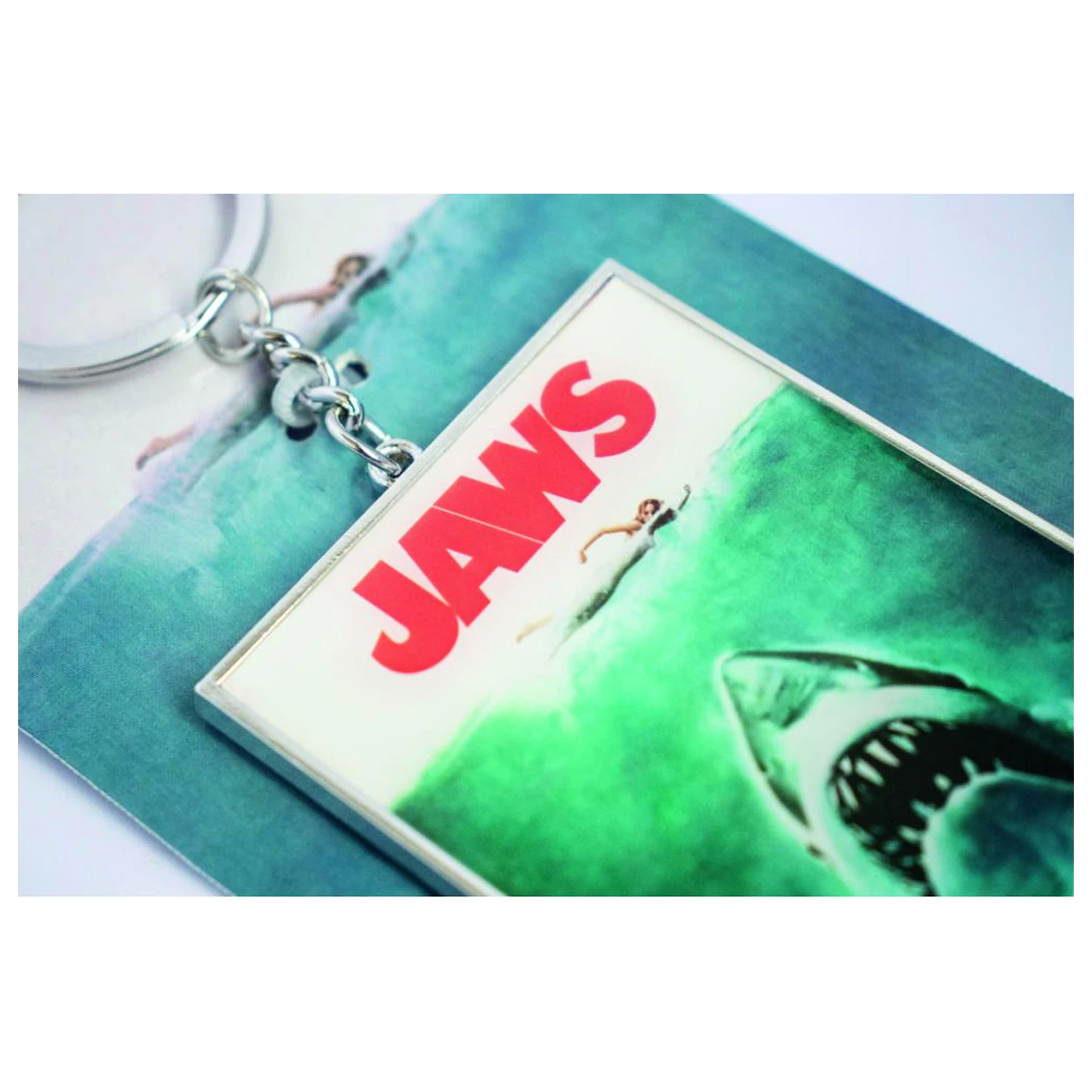 Jaws Kovová klíčenka fotografii produktu