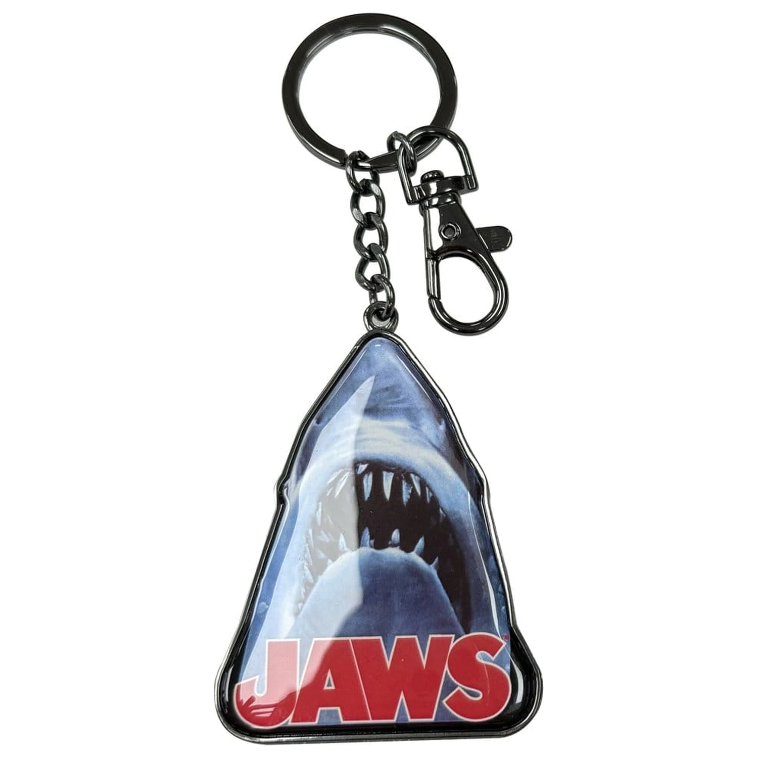 Jaws Kovový Keychain Shark Logo 15 cm fotografii produktu
