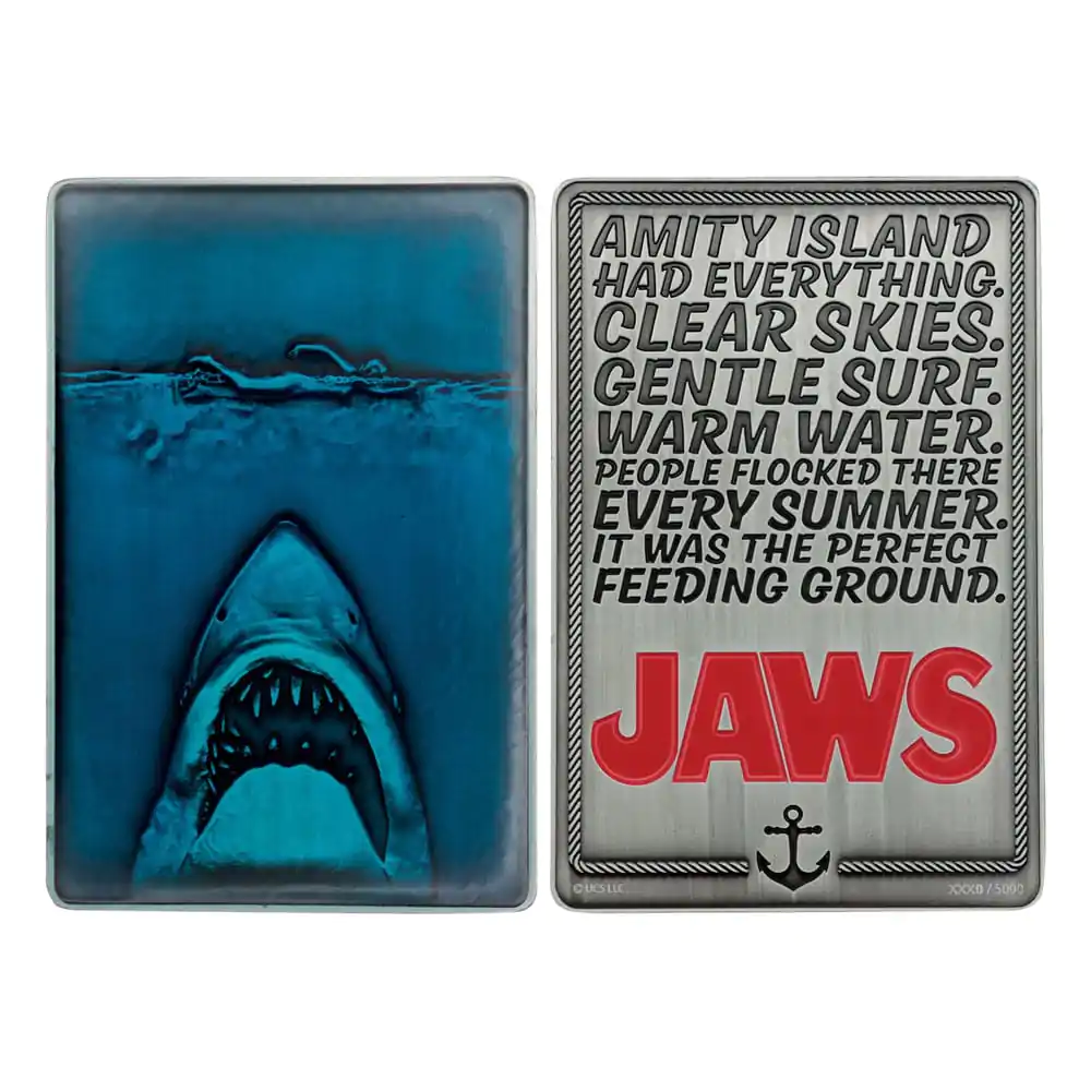 Jaws Ingot 50th Anniversary Plakát Limited Edition fotografii produktu