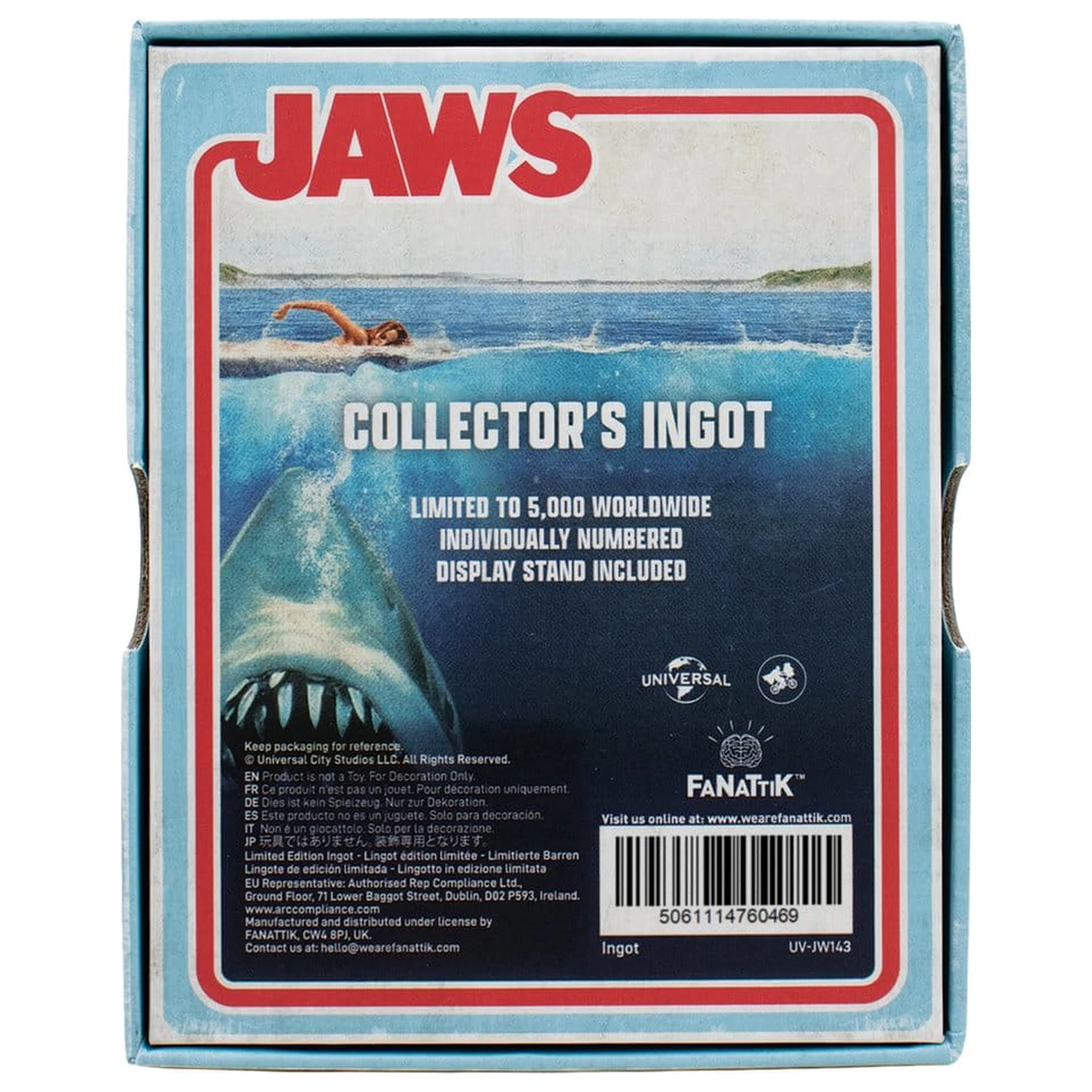Jaws Ingot vitrážový styl limitovaná edice fotografii produktu