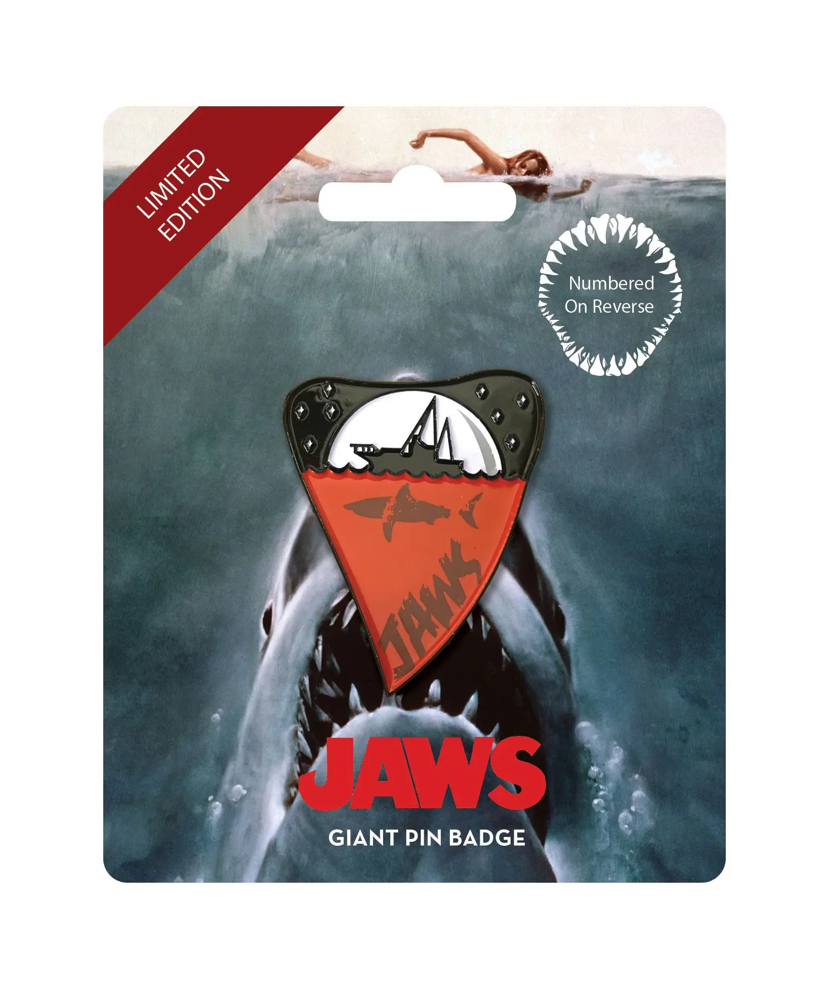 Jaws Pin Badge Limitovaná edice fotografii produktu