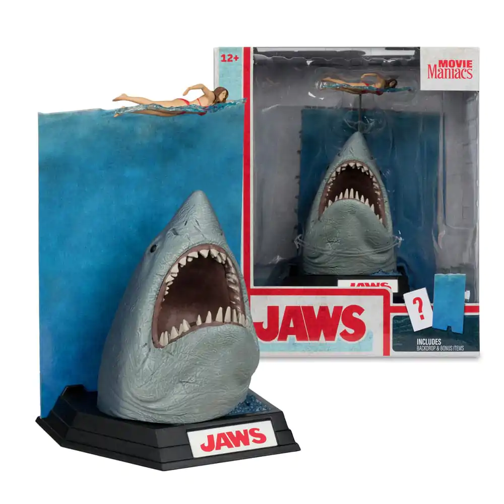 Jaws Movie Maniacs PVC Socha Jaws (50th Anniversary) 16 cm fotografii produktu
