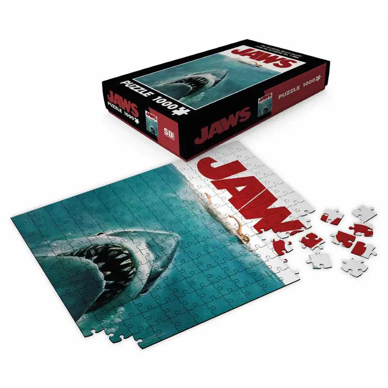 Jaws Puzzle Filmový Plakát fotografii produktu