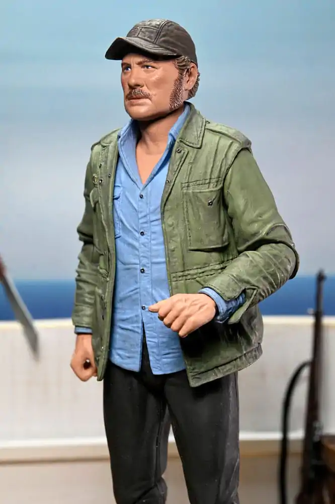 Jaws Action Figure Ultimate Sam Quint 50th Anniversary Figurka 18 cm fotografii produktu