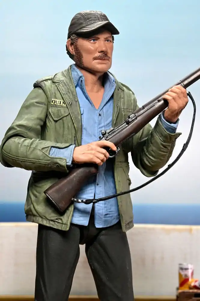 Jaws Action Figure Ultimate Sam Quint 50th Anniversary Figurka 18 cm fotografii produktu