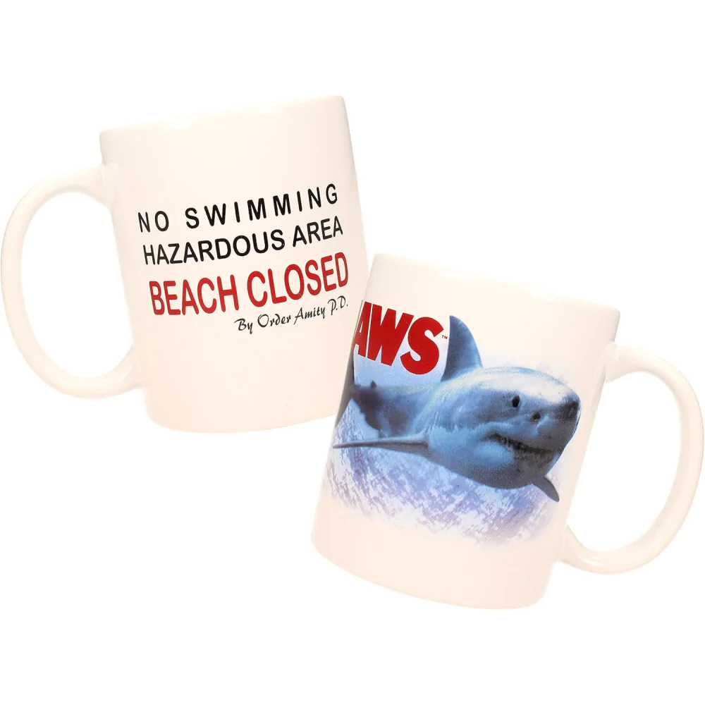 Jaws Mug Beach Closed Hrnek fotografii produktu