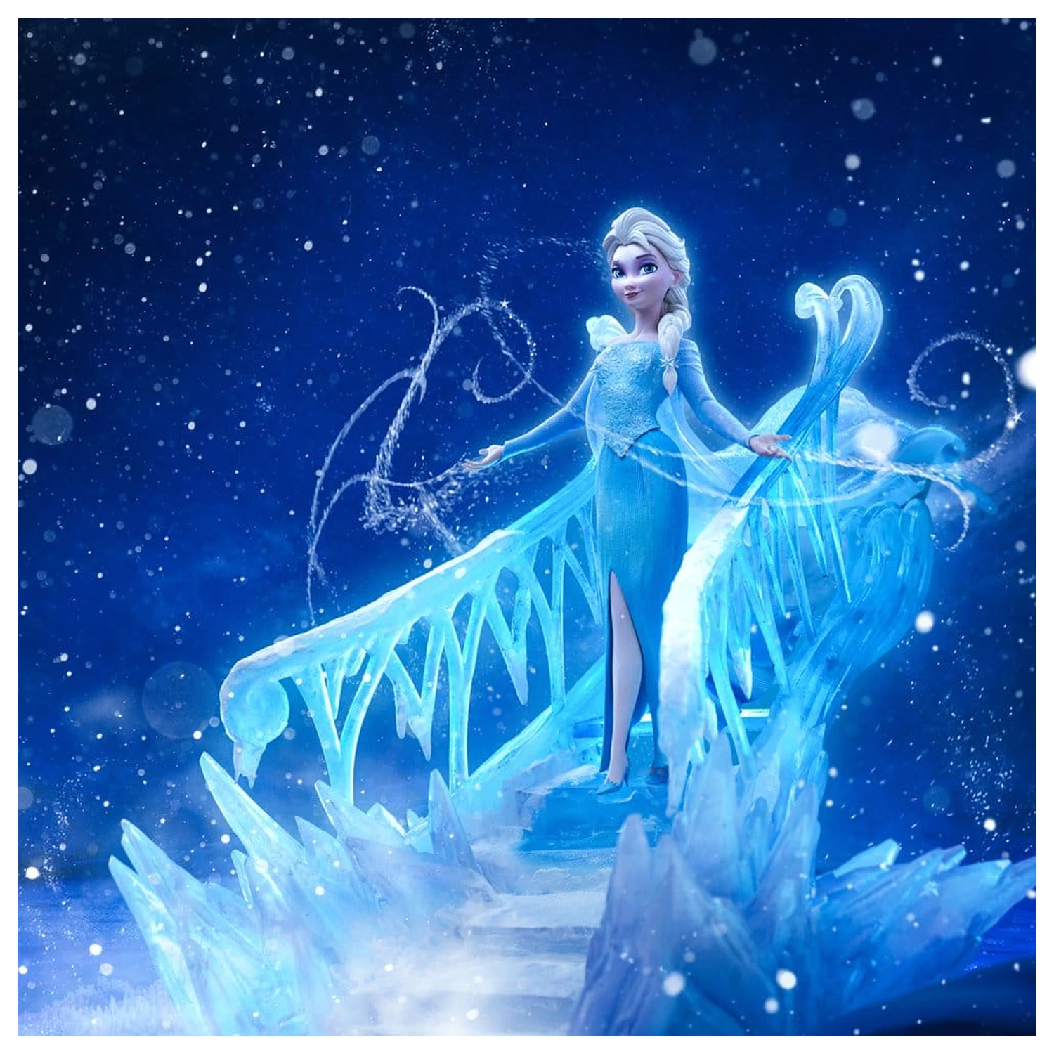 Frozen Art Scale Soška 1/10 Elsa 23 cm fotografii produktu