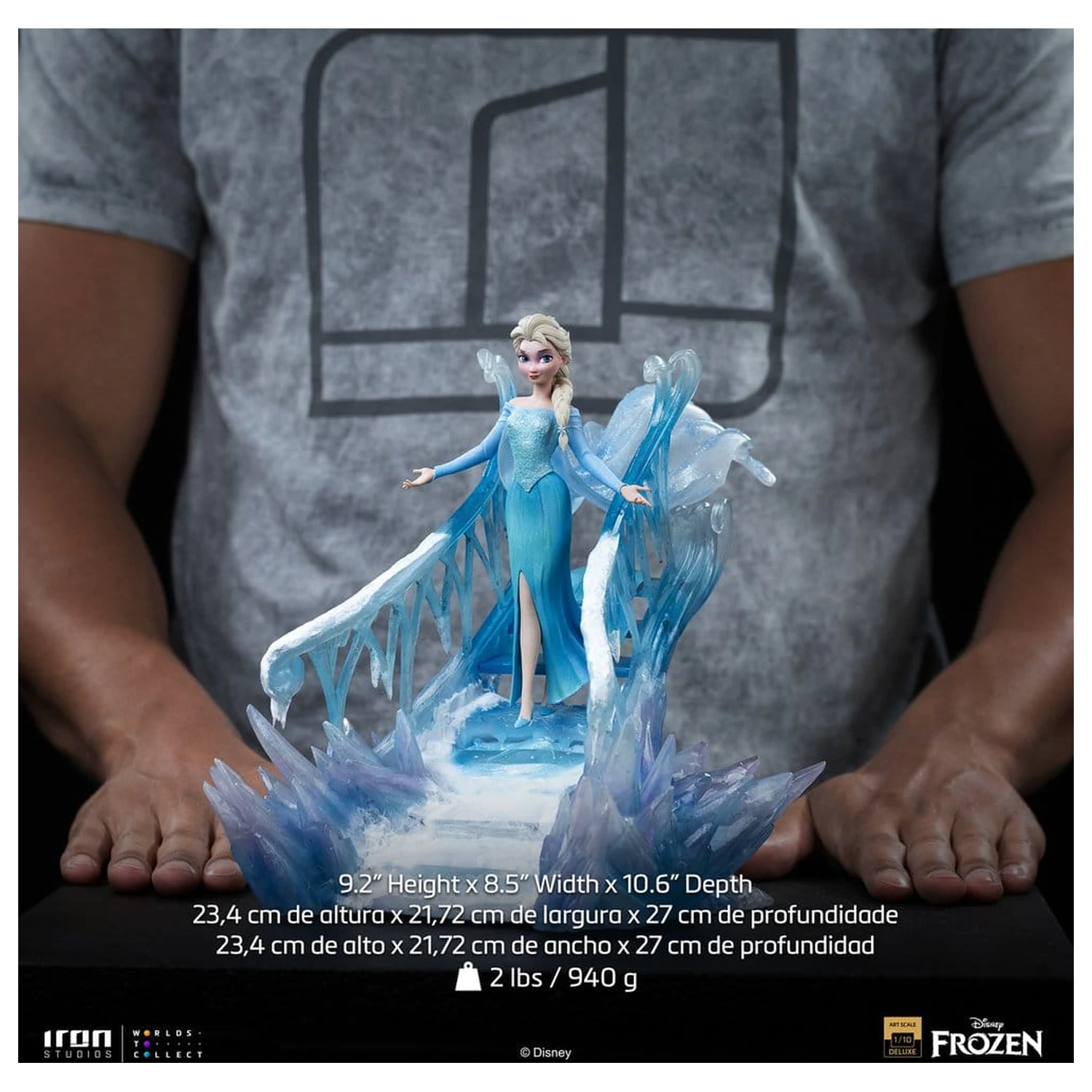 Frozen Art Scale Soška 1/10 Elsa 23 cm fotografii produktu