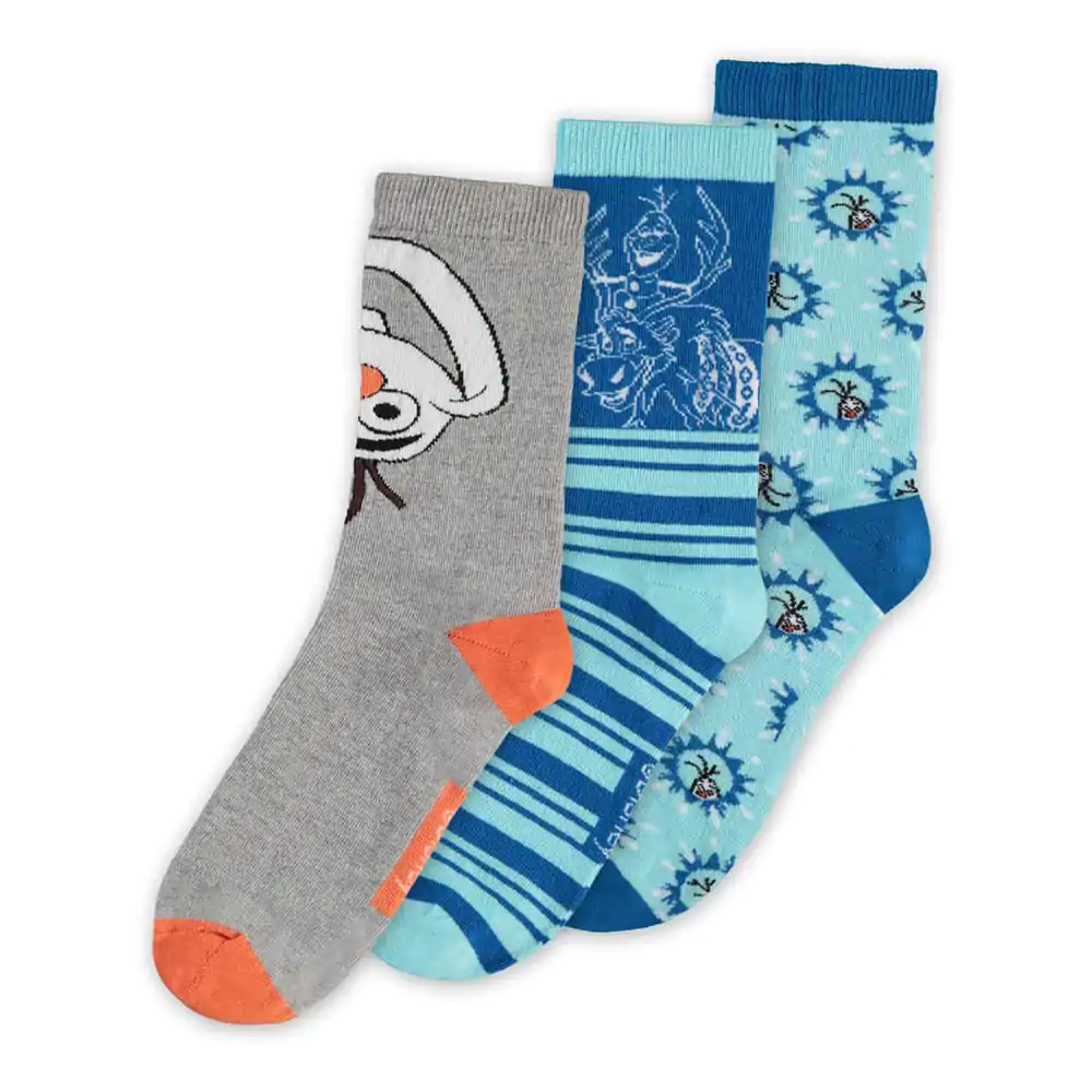 Frozen Socks 3-Pack Olaf 39-42 fotografii produktu