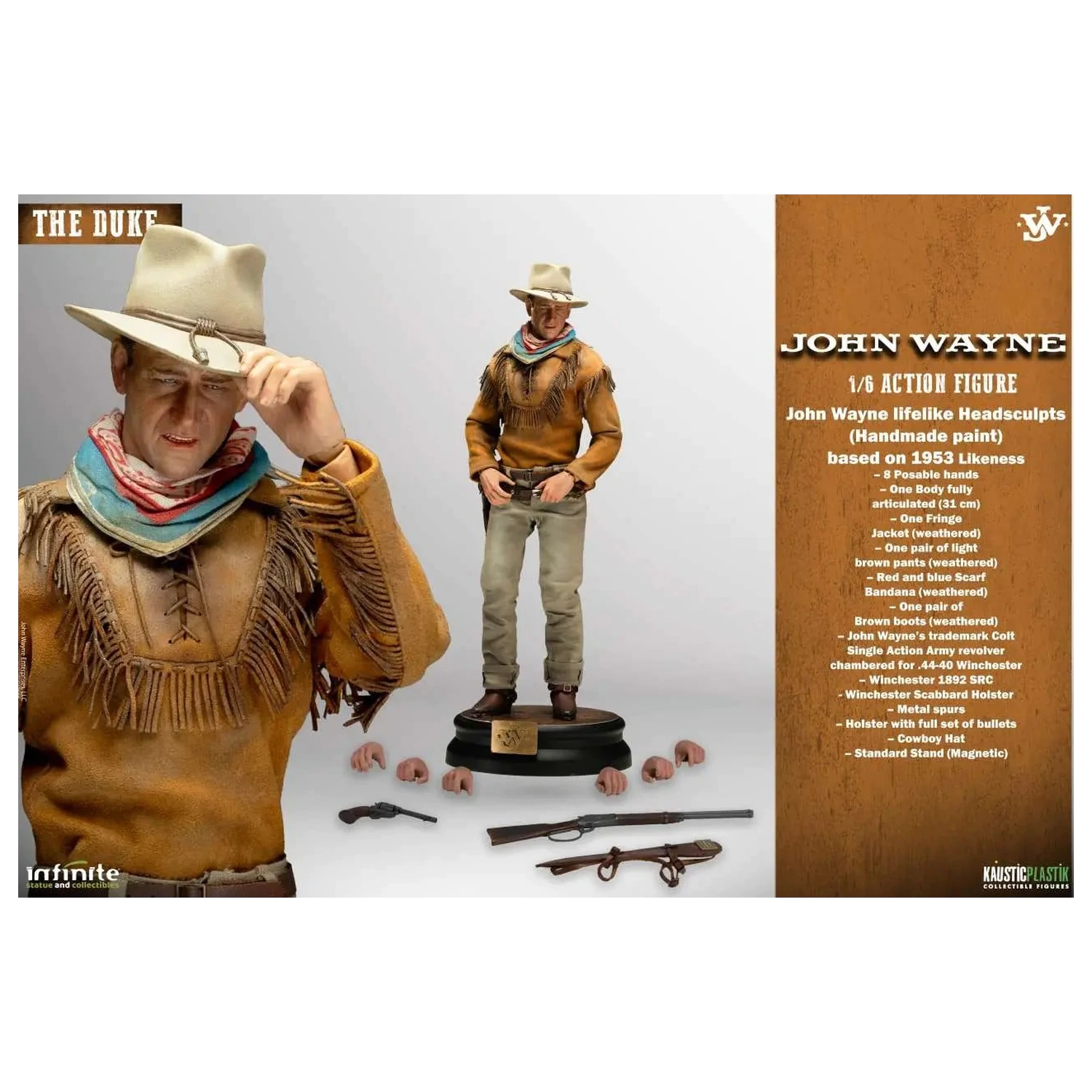 JOHN WAYNE The Duke Figurka 1/6 Standardní verze 31 cm fotografii produktu