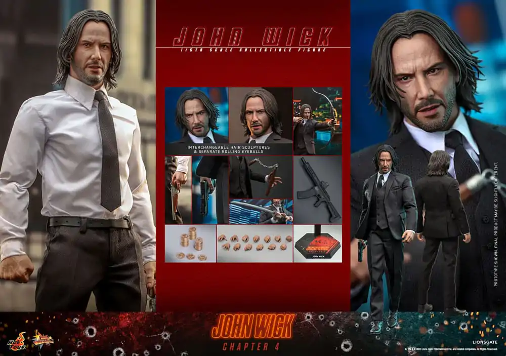 John Wick: Chapter 4 Movie Masterpiece akční figurka 1/6 John Wick 30 cm fotografii produktu