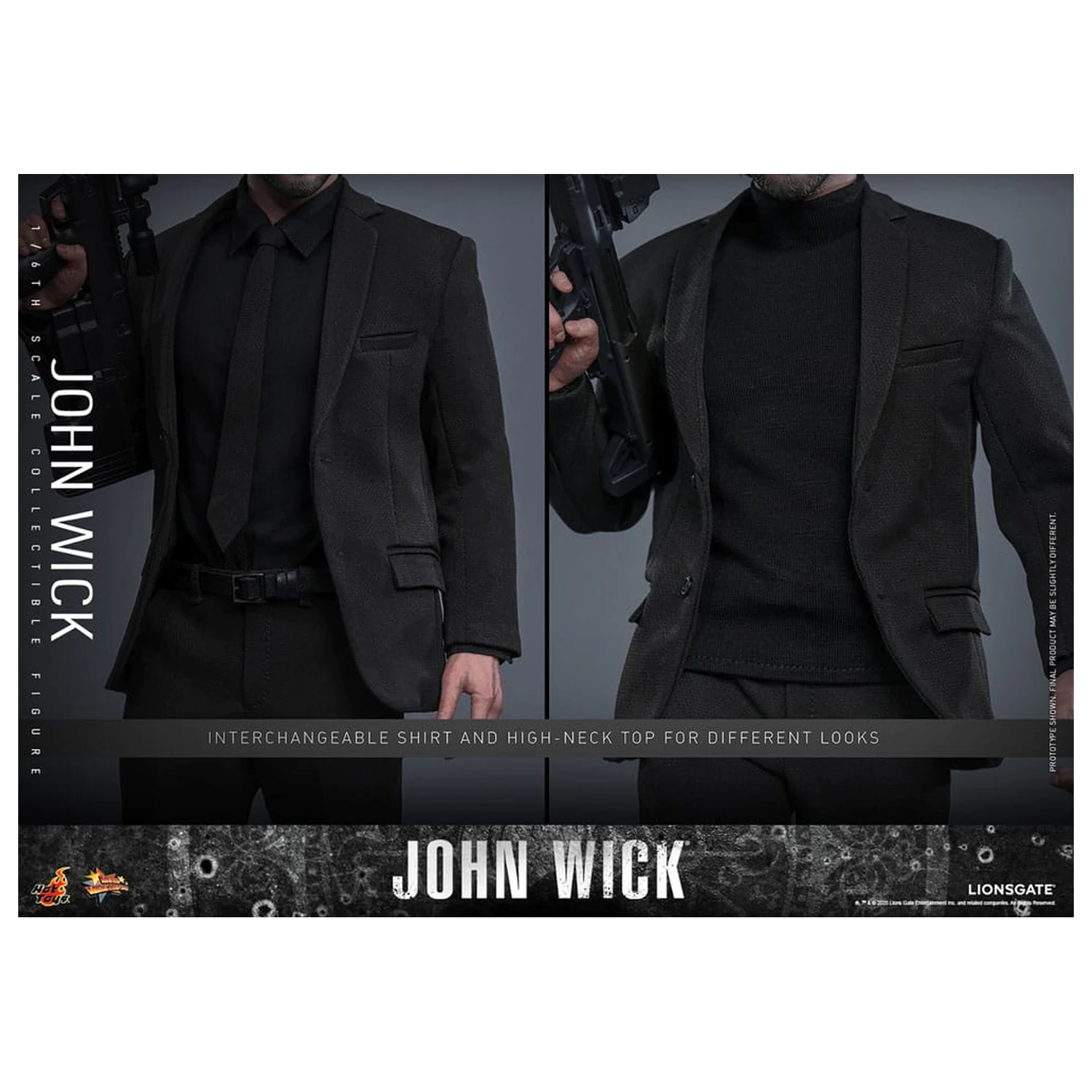John Wick Movie Masterpiece Akční figurka 1/6 John Wick 31 cm fotografii produktu