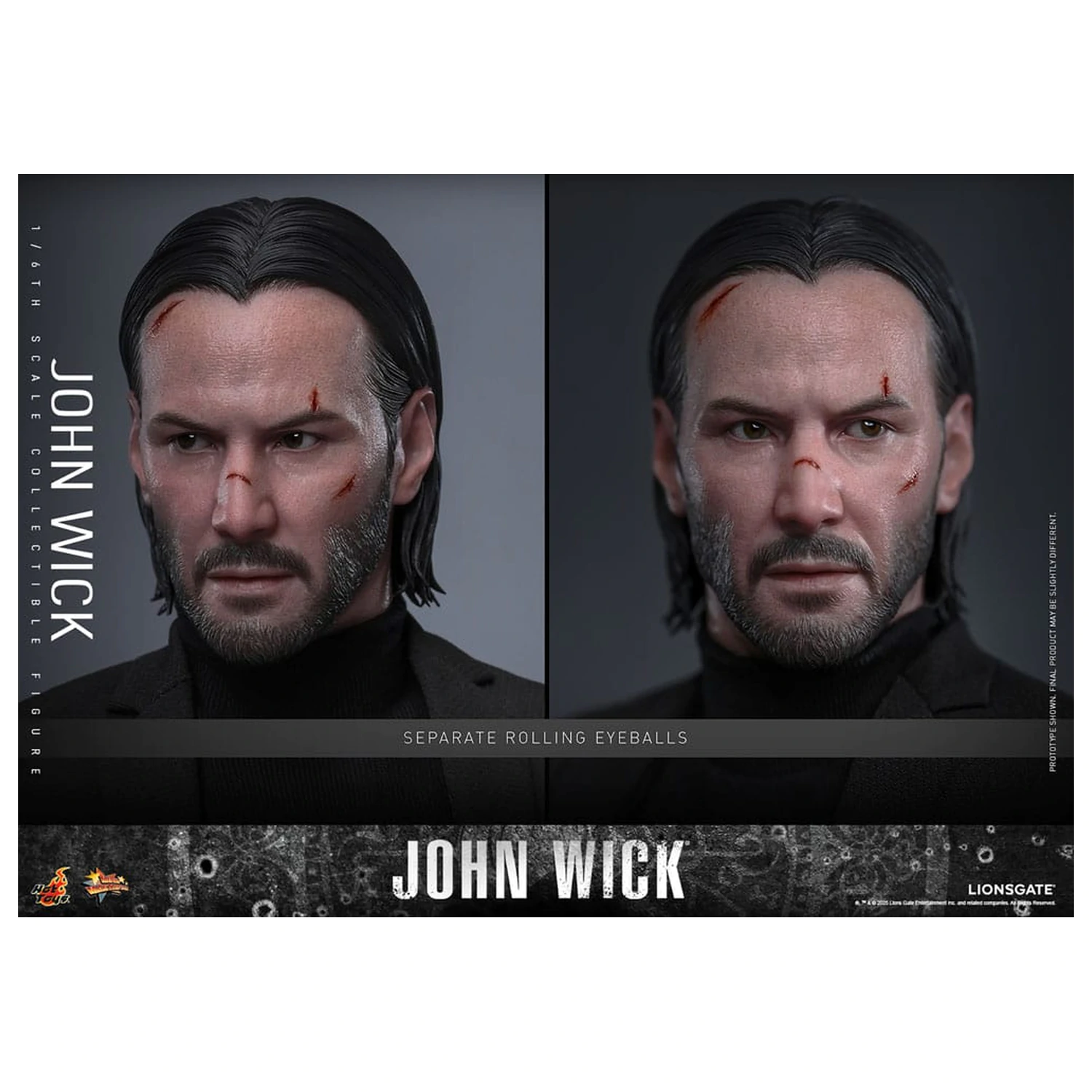 John Wick Movie Masterpiece Akční figurka 1/6 John Wick 31 cm fotografii produktu
