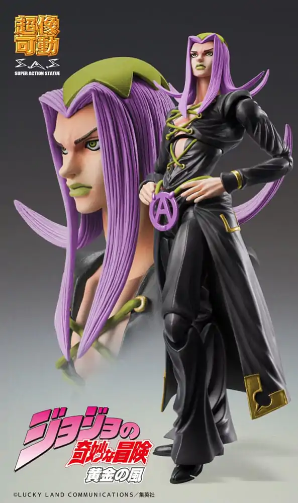 JoJo's Bizarre Adventure Part 5 Super Action Akční figurka Chozokado Leone Abbacchio Black Ver. 16 cm fotografii produktu