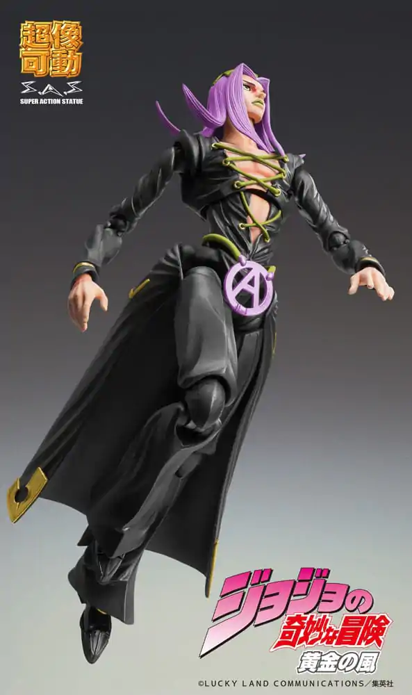 JoJo's Bizarre Adventure Part 5 Super Action Akční figurka Chozokado Leone Abbacchio Black Ver. 16 cm fotografii produktu