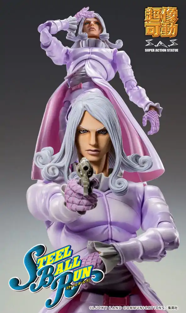 JoJo's Bizarre Adventure Part7 Steel Ball Run Super Akční akční figurka Chozokado Funny Valentine Second 15 cm fotografii produktu