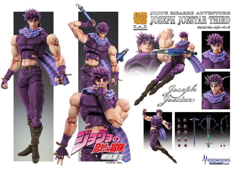 JoJo's Bizarre Adventure Battle Tendency akční figurka Chozokado Joseph Joestar Třetí 16 cm fotografii produktu