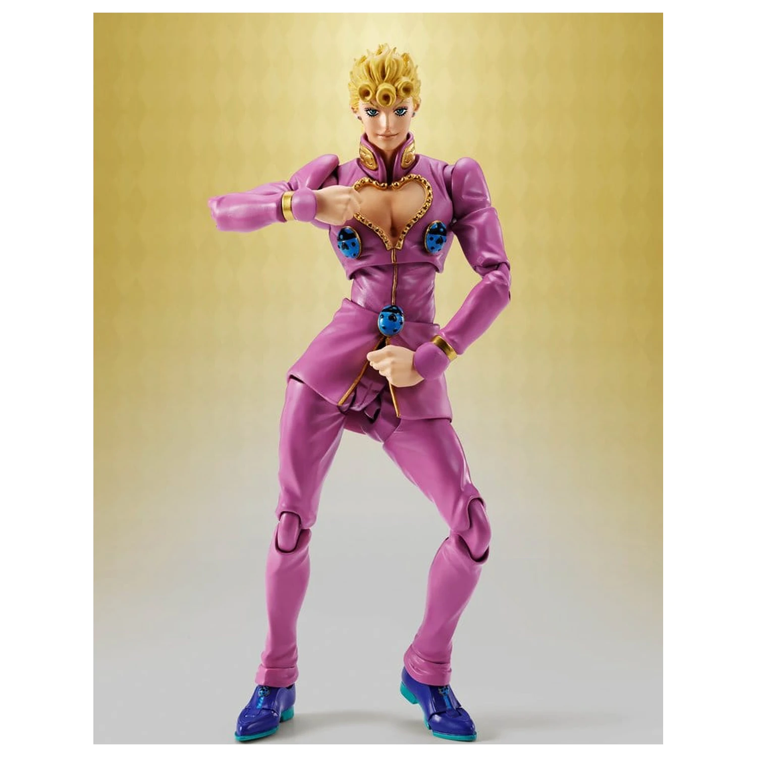 JoJo's Bizarre Adventure: Golden Wind S.H.Figuarts akční figurka Giorno Giovanna 16 cm fotografii produktu