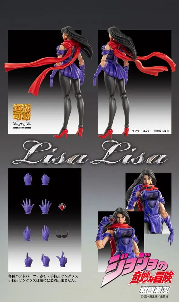 JoJo's Bizarre Adventure Part 2: Battle Tendency Akční figurka Chozokado (Lisa Lisa) 15 cm fotografii produktu