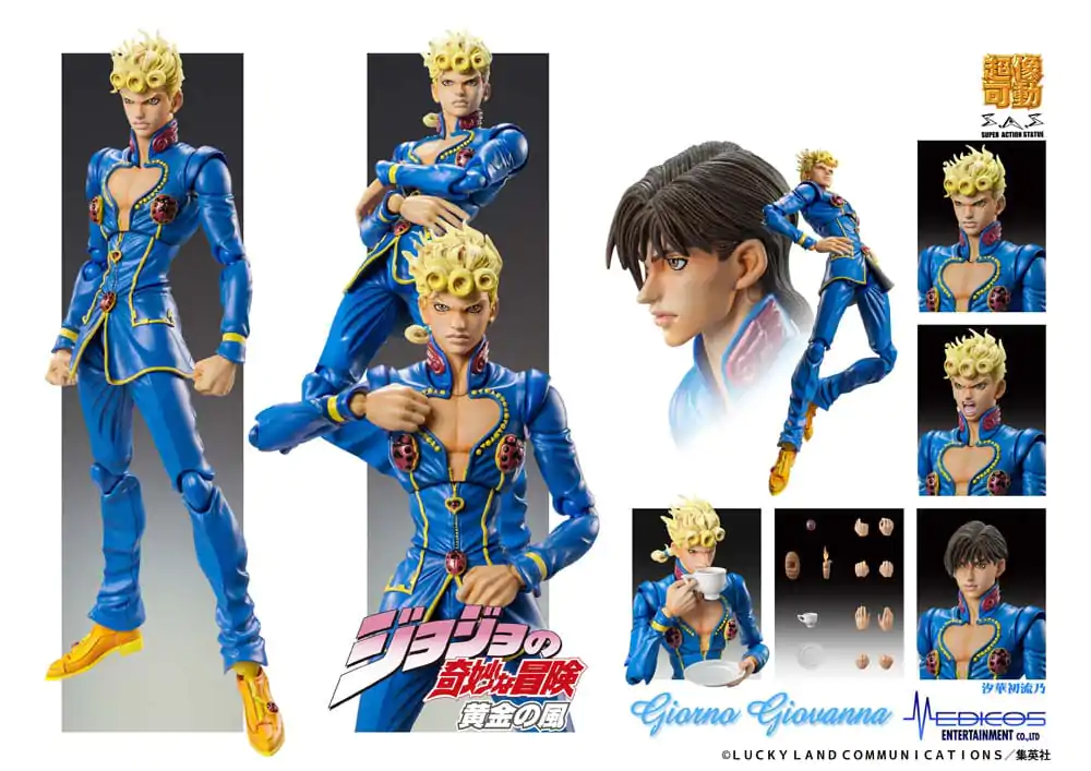 JoJo's Bizarre Adventure Part 5: Golden Wind akční figurka Chozokado Giorno Giovanna Second 15 cm fotografii produktu