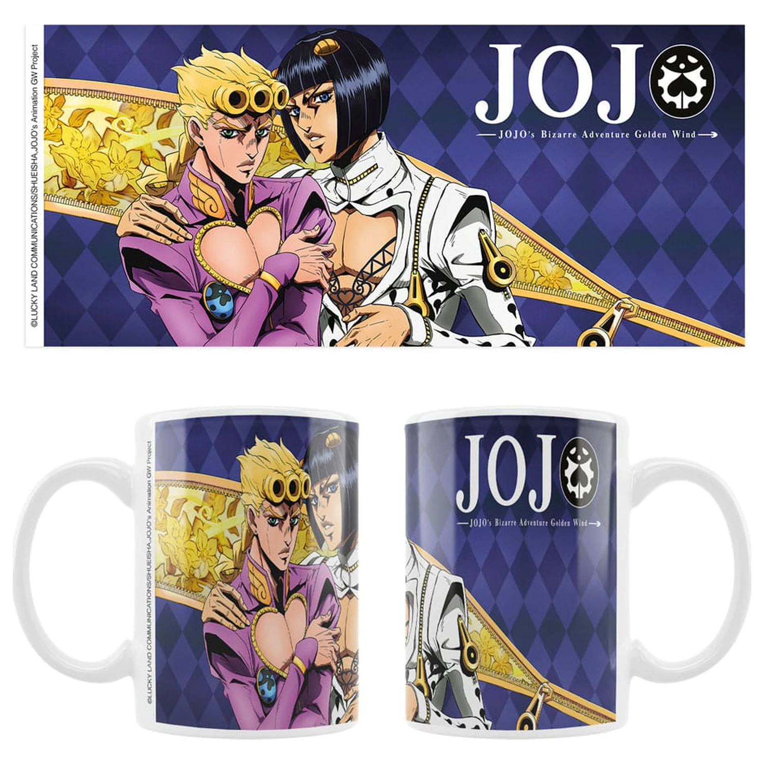 JoJo´s Bizarre Adventure Part 5: Golden Wind Keramický hrnek Giorno & Bruno fotografii produktu