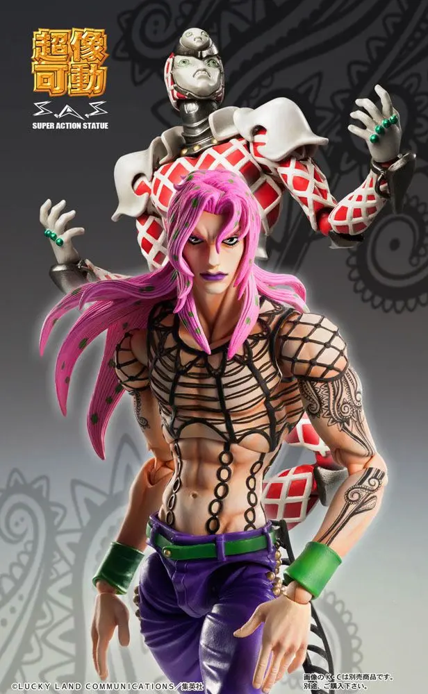 JoJo's Bizarre Adventure Part5 Super Action Akční figurka Chozokado (Diavolo) (re-run) 15 cm fotografii produktu