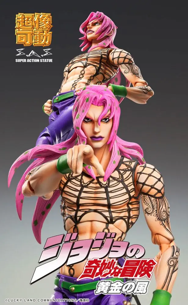 JoJo's Bizarre Adventure Part5 Super Action Akční figurka Chozokado (Diavolo) (re-run) 15 cm fotografii produktu