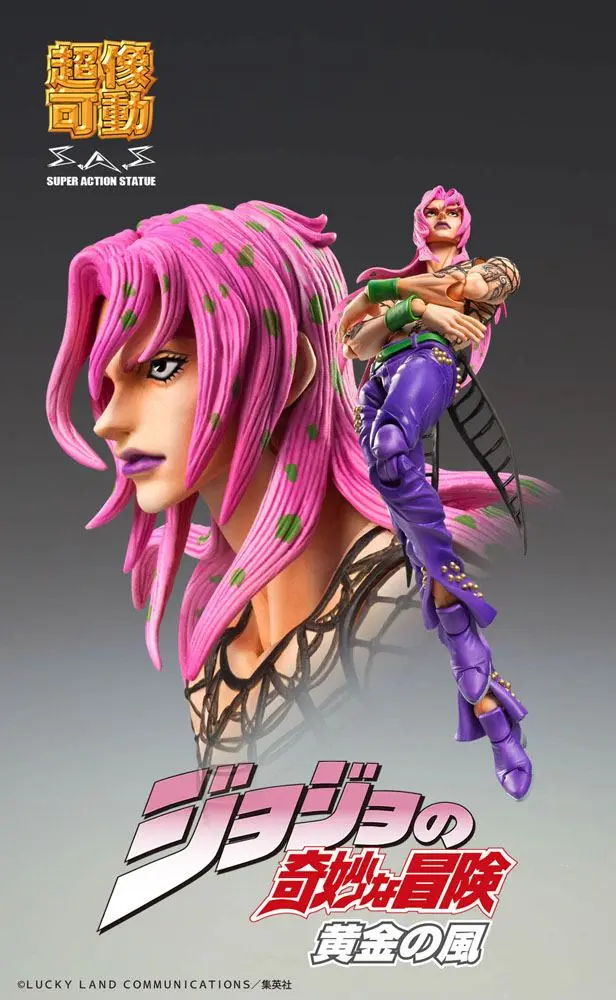 JoJo's Bizarre Adventure Part5 Super Action Akční figurka Chozokado (Diavolo) (re-run) 15 cm fotografii produktu