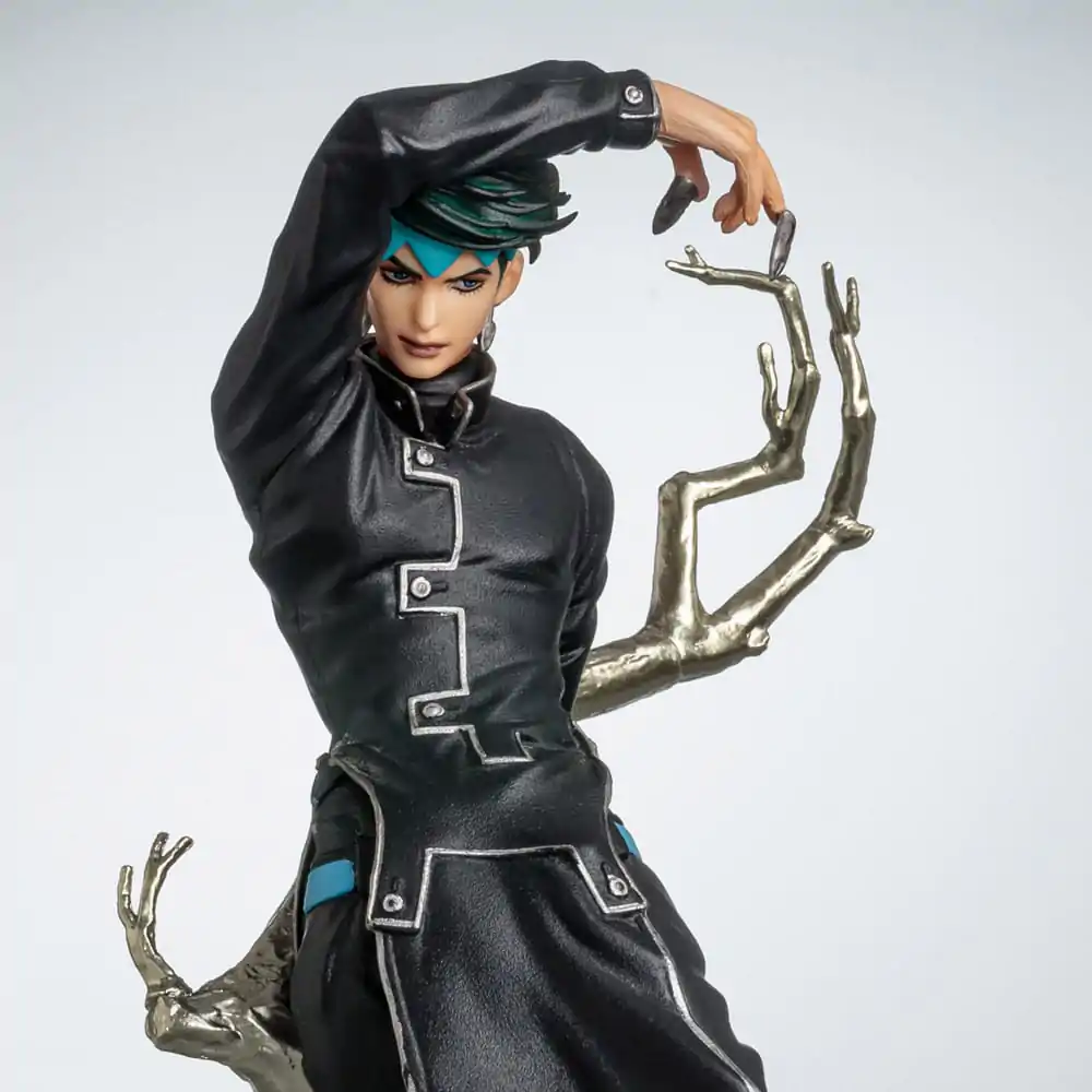 JoJo's Bizarre Adventure propiska s figurkou Rohan Kishibe Black Ver. 19 cm fotografii produktu