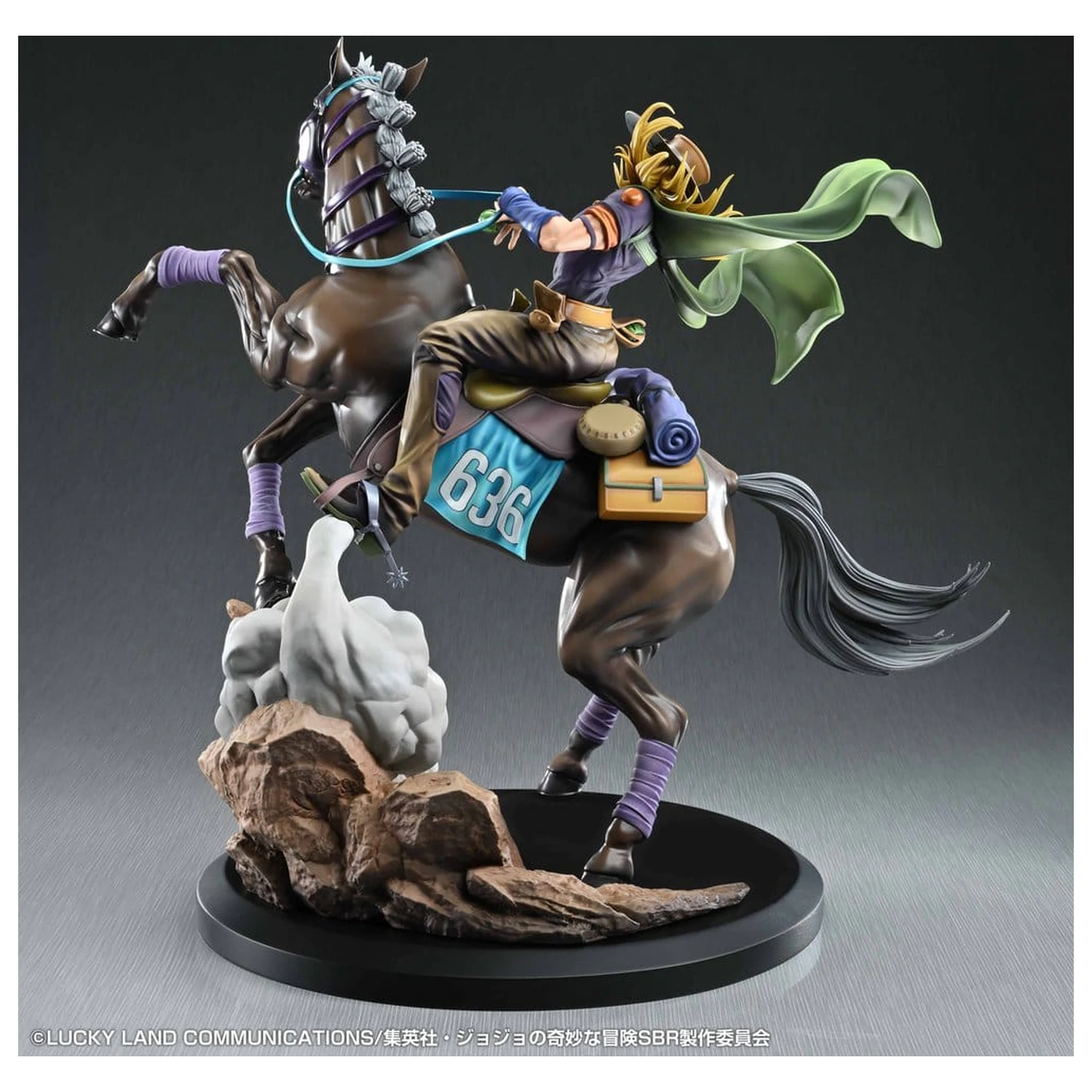 JoJo's Bizarre Adventure: Steel Ball Run figurka Gyro Zeppeli & Valkyrie 31 cm fotografii produktu