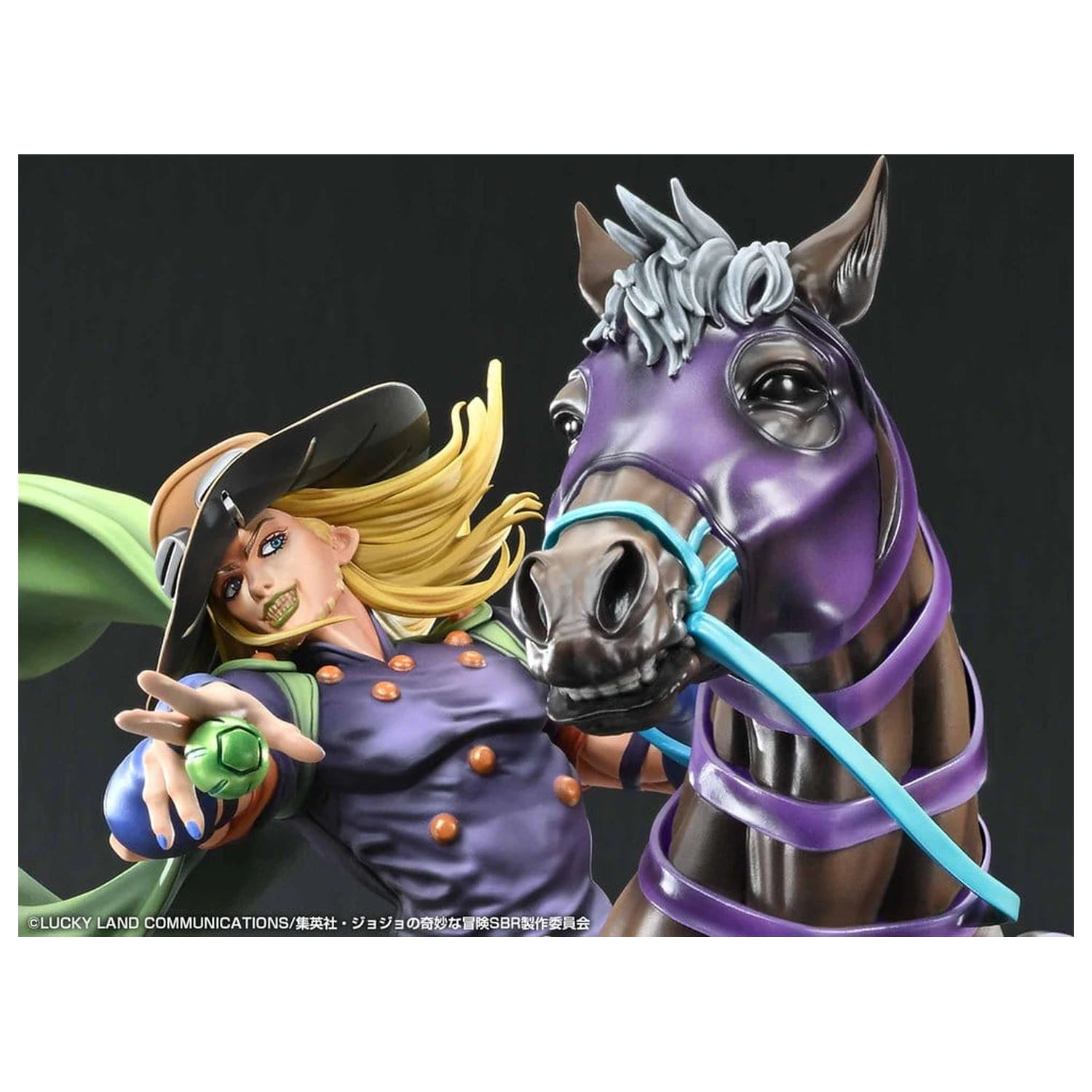 JoJo's Bizarre Adventure: Steel Ball Run figurka Gyro Zeppeli & Valkyrie 31 cm fotografii produktu