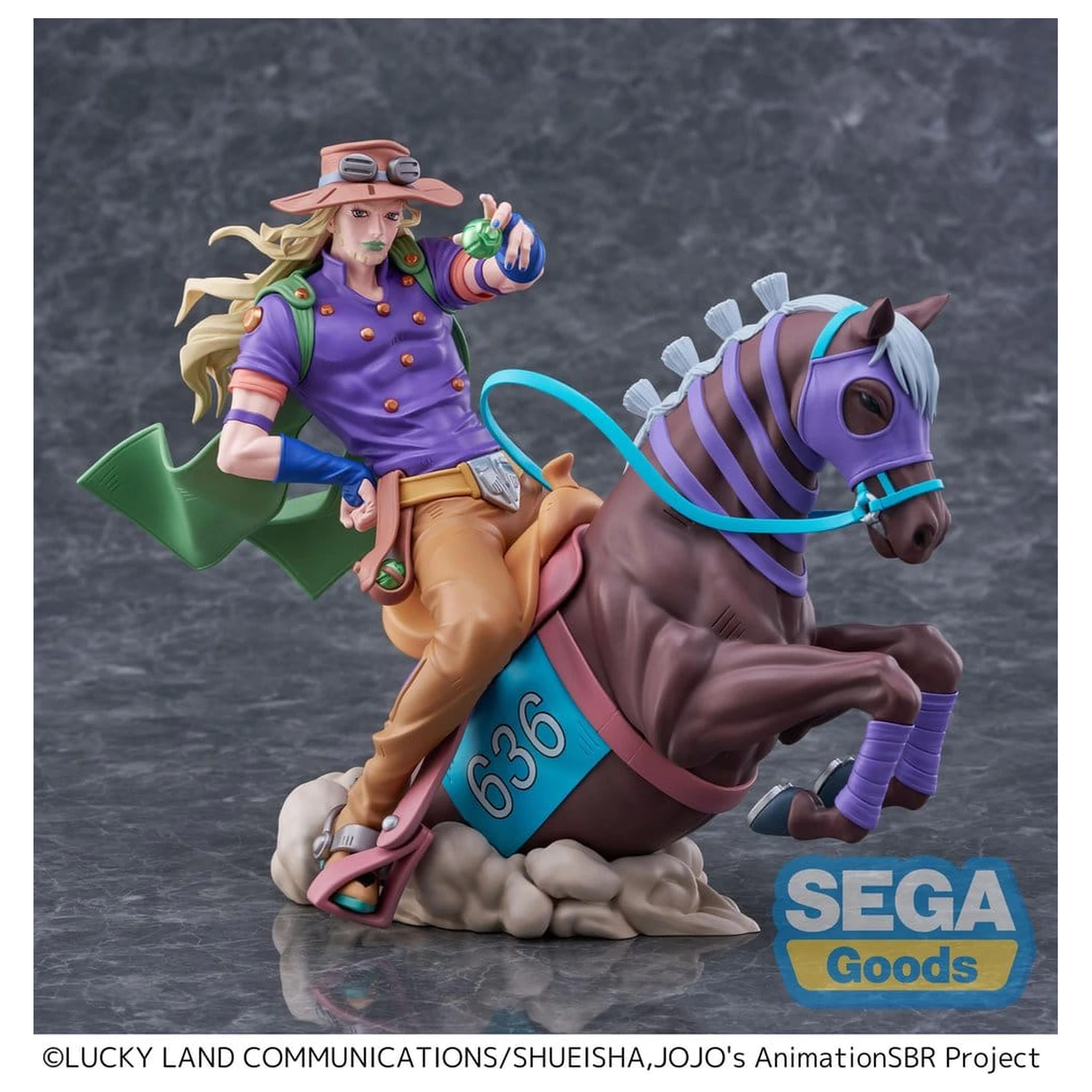 JoJo's Bizarre Adventure: Steel Ball Run XrossLinkMAX PVC figurka Gyro Zeppeli 18 cm fotografii produktu