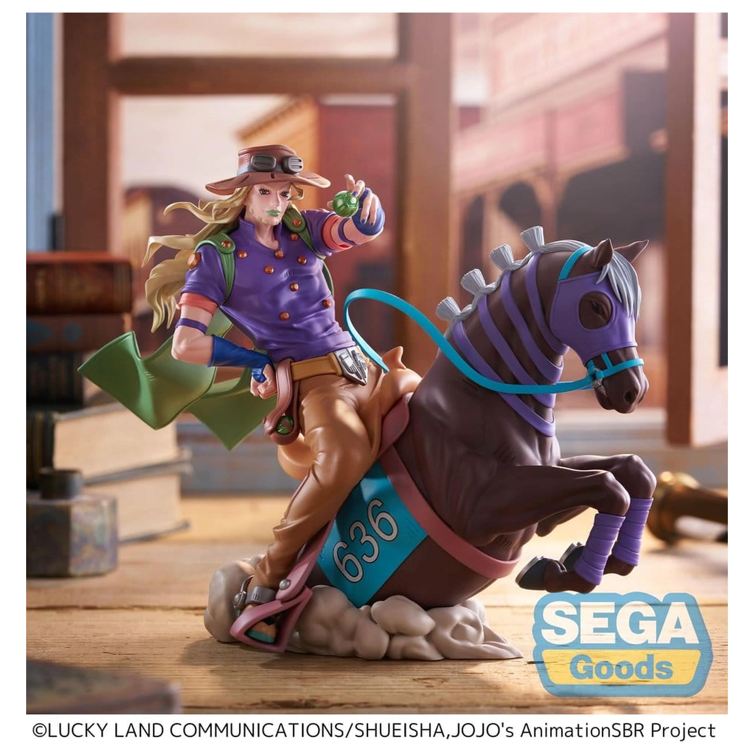 JoJo's Bizarre Adventure: Steel Ball Run XrossLinkMAX PVC figurka Gyro Zeppeli 18 cm fotografii produktu