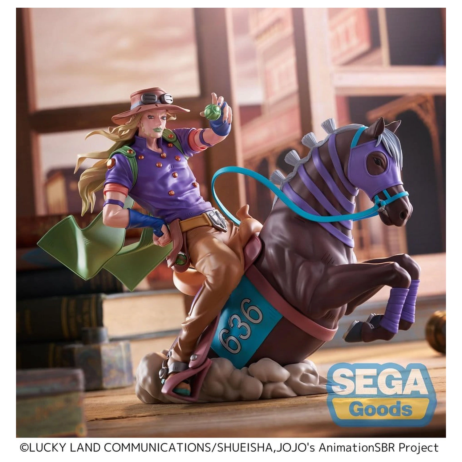 JoJo's Bizarre Adventure: Steel Ball Run XrossLinkMAX PVC figurka Gyro Zeppeli 18 cm fotografii produktu