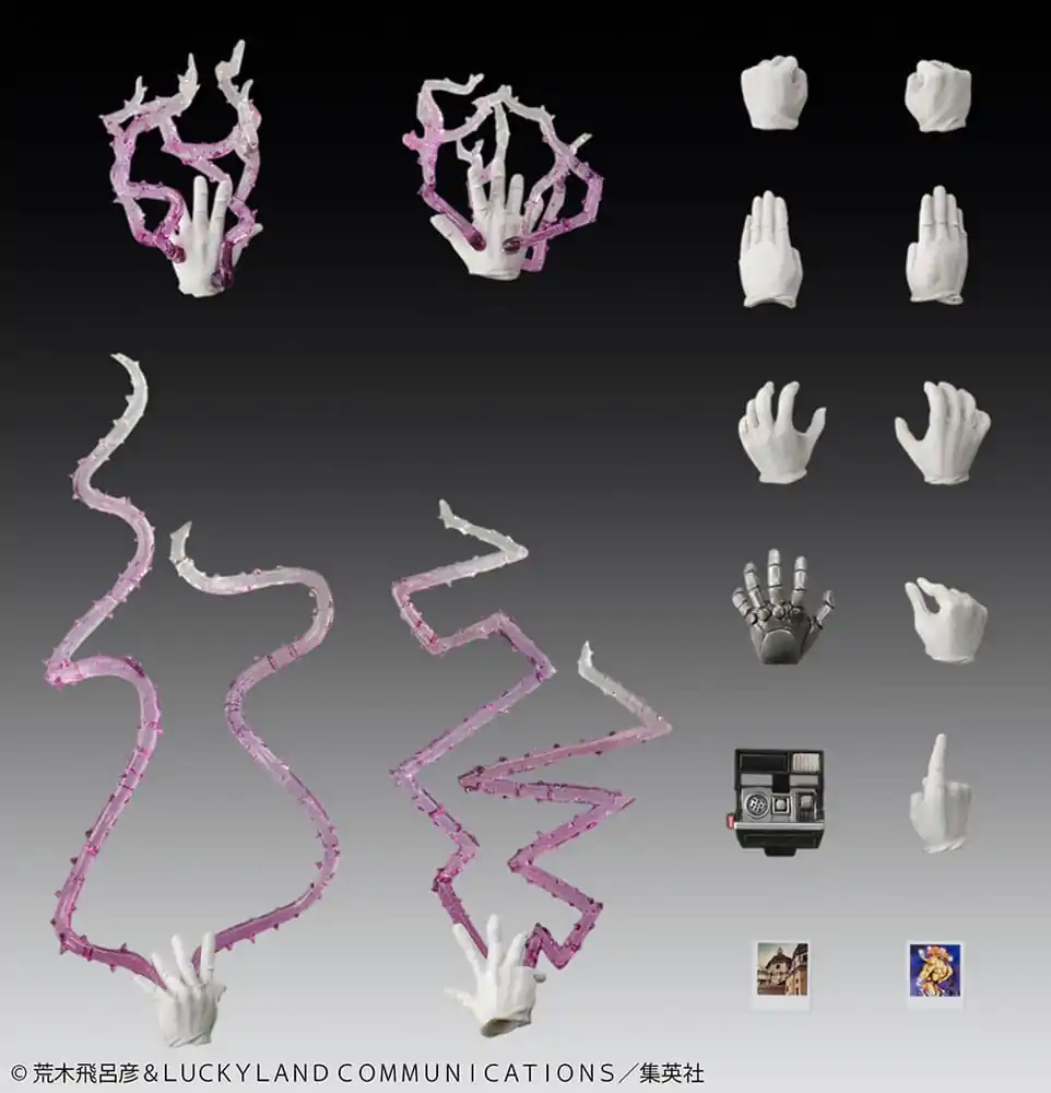 JoJo's Bizarre Adventure Super Action akční figurka Chozokado (Joseph Joestar & Iggy) (3. edice) 15 cm fotografii produktu
