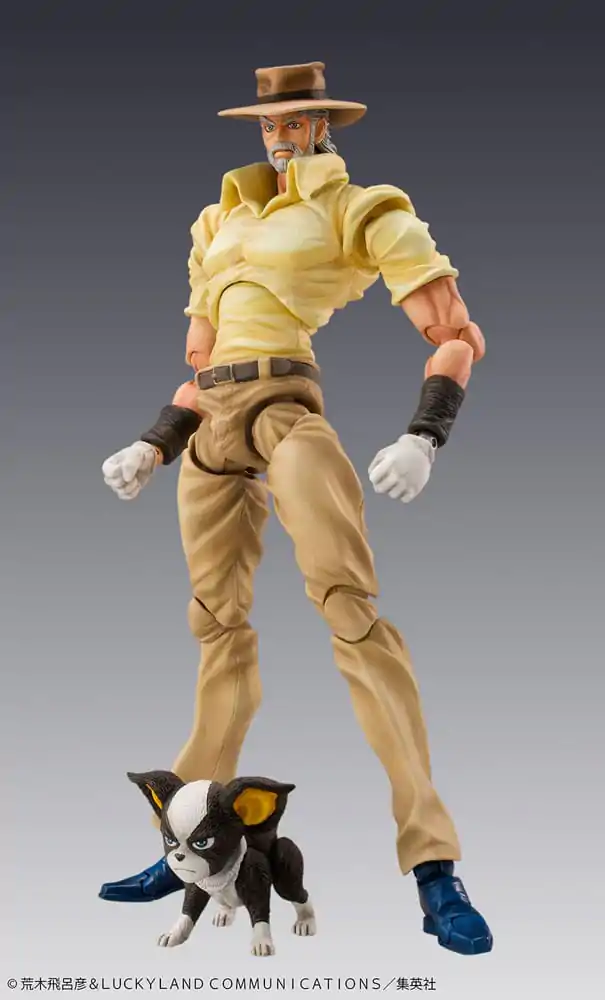 JoJo's Bizarre Adventure Super Action akční figurka Chozokado (Joseph Joestar & Iggy) (3. edice) 15 cm fotografii produktu