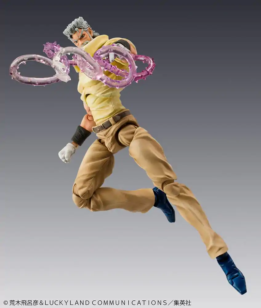 JoJo's Bizarre Adventure Super Action akční figurka Chozokado (Joseph Joestar & Iggy) (3. edice) 15 cm fotografii produktu