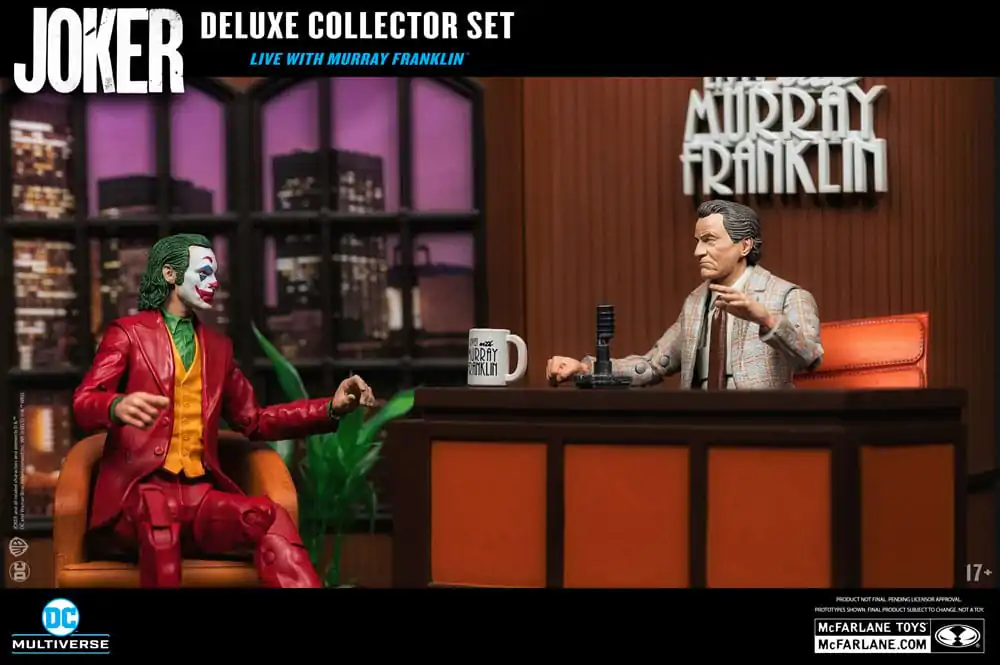 Joker DC Multiverse (Joker Movie) Deluxe Sběratelská Akční Figurka The Joker (Live with Murray Franklin) Limited Edition 18 cm fotografii produktu