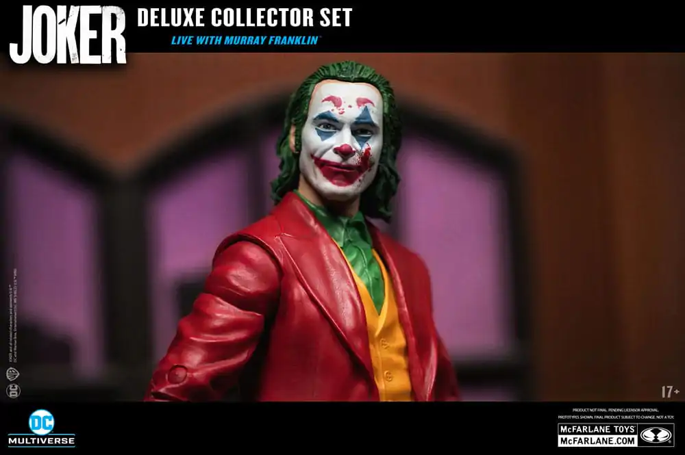 Joker DC Multiverse (Joker Movie) Deluxe Sběratelská Akční Figurka The Joker (Live with Murray Franklin) Limited Edition 18 cm fotografii produktu