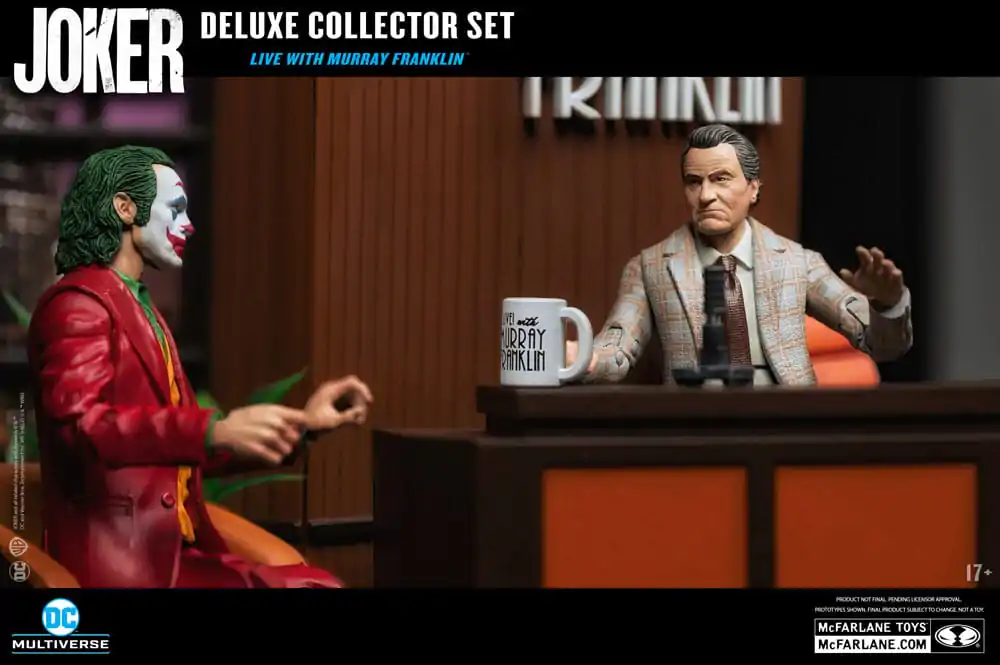 Joker DC Multiverse (Joker Movie) Deluxe Sběratelská Akční Figurka The Joker (Live with Murray Franklin) Limited Edition 18 cm fotografii produktu